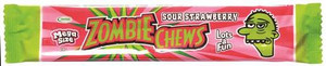 SWEETMANS STRAWBERRY ZOMBIE CHEWS 28GM (Carton of 72)