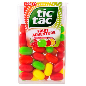 TIC TAC FRUIT ADVENTURE 24GM (Carton of 24)