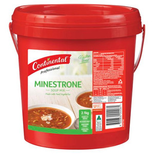 CONTINENTAL MINESTRONE GLUTEN FREE SOUP 2.1KG