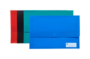MARBIG POLYPICK DOCUMENT WALLET FOOLSCAP ASSORTED BULK