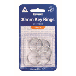 KEVRON ID1043 KEYRINGS 30X1.8MM PK5