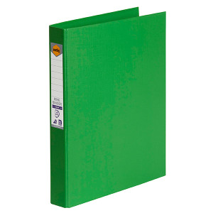 MARBIG RING BINDER A4 25MM 4D PE GREEN