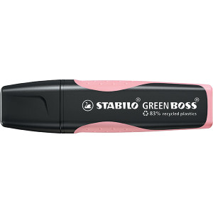 STABILO GREEN BOSS PASTEL PINK BLUSH (BOX OF 10)