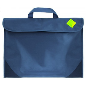 SPARTAN LIBRARY FOLIO Library Carry Bag Vinyl Blue