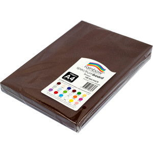 Rainbow Spectrum Board A4 220 gsm Brown 100 Sheets