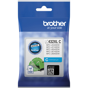 Brother LC-432XLC Ink Cartridge High Yield Cyan