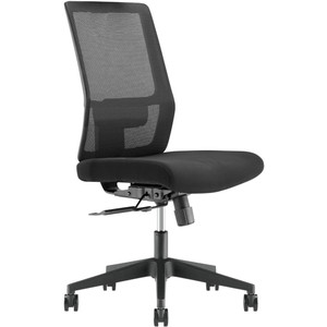 Buro Mantra High Back Office Chair With Seat Slide Mesh Back Fabric Seat Black