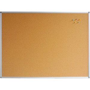 Rapidline Corkboard 1200W x 15D x 1200mmH Aluminium Frame