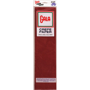 Alpen Gala Crepe Paper 240 x 50cm Maroon Pack Of 12