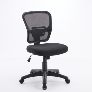 K2 Boxed Gold Grace Medium Back Office Chair Mesh Back Black Fabric Seat