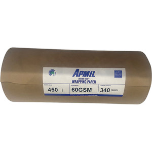 Protext Kraft Packaging Paper Roll 450mm x 340mts x 25mm Core 60gsm
