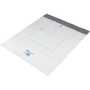 Protext Polycell Plastic Courier Bag 600mm x 650mm White Pack of 50