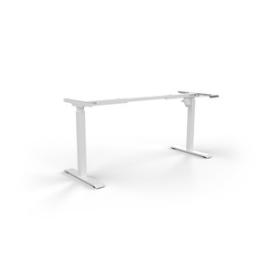 OLG Q-Stand Electric Sit-Stand Desk Frame Only 1500W x 800D x 695-1175mmH White