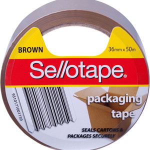 SELLOTAPE HOT-MELT ADHESIVE Packaging Tape 36mmx50m Brown