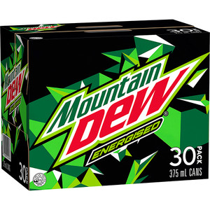 Mountain Dew 375ml Can, Pack of 30