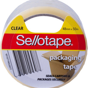 SELLOTAPE HOT-MELT ADHESIVE Packaging Tape 48mmx50m Clear