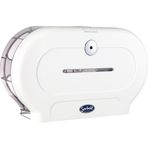 Sorbent Professional Jumbo Toilet Tissue Dispenser Double White