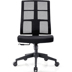 Sylex Jefferson Mid Back Chair Mesh Back No Arms Black