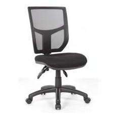 HALO MESH BACK CHAIR ADJUSTABLE SEAT/ BACK HEIGHT & TILT 135KG RATING