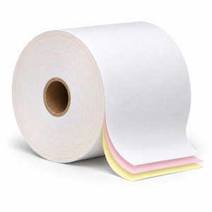 Gusspak FSC Certified Cash Register Rolls 76mm x 76mm 3-Ply Carbonless Triplicate | Each