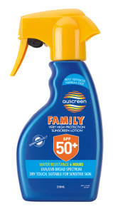 SPF 50+ Sprayable Sun Lotion - 250mL Spray Bottle