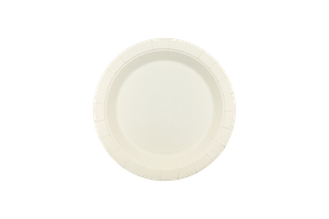 180mm FSC Round White Paper Plate, Pack of 100