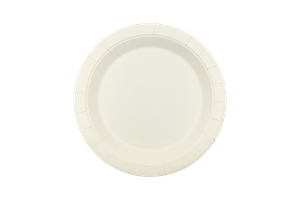 230mm FSC Round White Paper Plate, Pack of 100