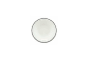 180mm Earth Sugar Cane Bowl Printed Rim Silver, Pack of 10