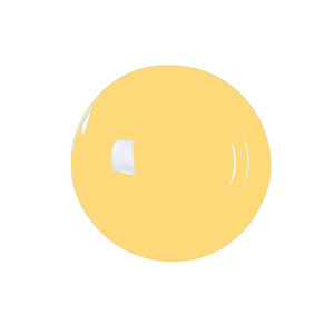 180mm Reusable Snack Plate Pastel Yellow, Pack of 10