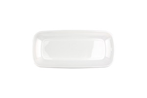 555mm x 225mm White Large Oblong Tray, Pack of 2