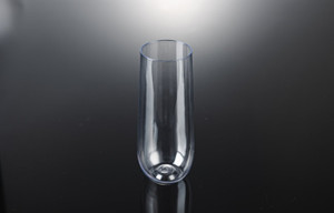 250ml Stemless Champagne Glass Clear, Pack of 4