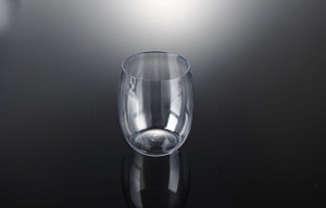 350ml Stemless Wine Glass Clear, Pack of 4
