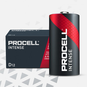ProCell Intense By Duracell D Size 1.5V Alkaline Battery Pack Of 12