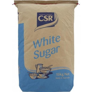 BUNDABERG GROUND WHITE SUGAR 15KG BAG 0000620012