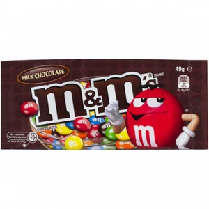 M&M'S PLAIN MILK CHOCOLATE 45gm x 12