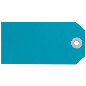 Blue Shipping Tags, Size 4, 54mm x 108mm Box of 1000