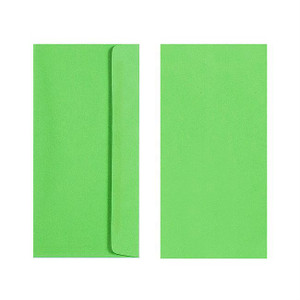 Quill Coloured Envelope 80gsm DL - Lime, Pack of 25 (94007)