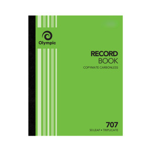 Olympic Carbonless Triplicate Record Book No.707 250 x 200mm 50 Leaf (142792)