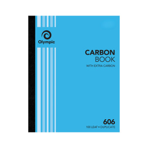 Olympic Carbon Duplicate Feint Ruled No.606 250 x 200mm 100 Leaf (142785)