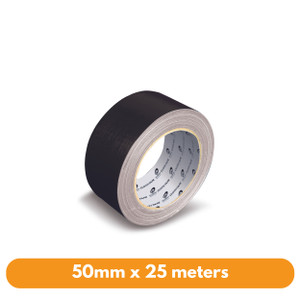 Olympic Cloth Tape 50mm x 25m Black (141715)
