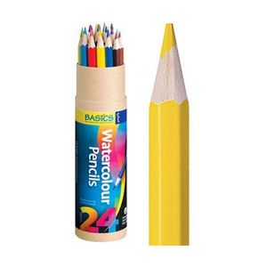 Zart Basics Coloured Watercolour Pencils - 24
