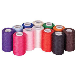 Sewing Thread Cololured 1000 yards Pack of 12