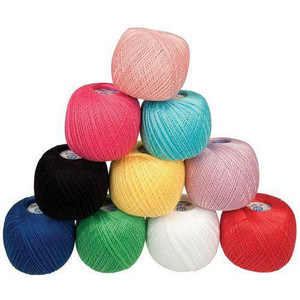 Perle #5 Coloured Cotton Thick Pack of 10