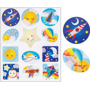 Giant Moving Stickers Pack of 36 - Sky