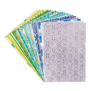 Handmade Pattern Paper A4 Pack of 20 - Cool