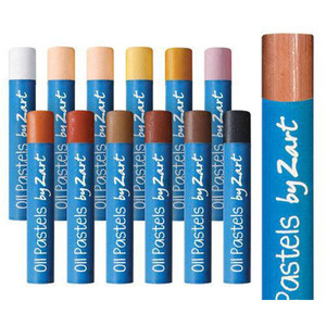 Basics Oil Pastels Skin Tone Colours Pack of 12