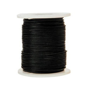 Leather Cord Black 1.5mm x 50m