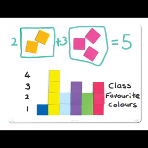 Magnetic Colour Tiles 2.5cm50p
