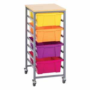 Single Tote Tray Trolley Kits - Single Kit - Sunrise