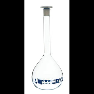 1000 ml Grade B Volumetric Flasks - Pack of 2